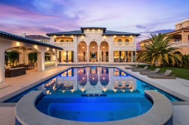 This majestic Mediterranean Estate in California is a truly entertainer's dream