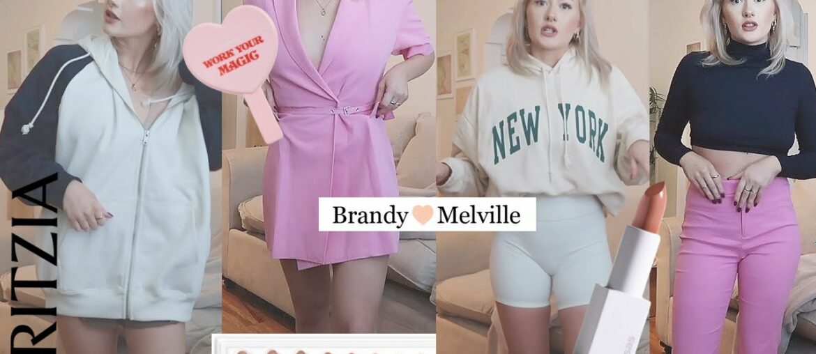 ARITZIA, BRANDY MELVILLE, NORDSTROM, etc. try-on HAUL part 2 ARITZIA, BRANDY MELVILLE, NORDSTROM, etc. try-on HAUL part 2