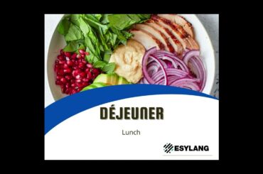 Meals of the day in French !!.