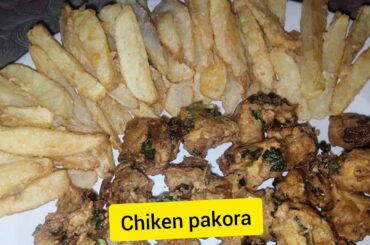 crispy chiken pakora and french fries recpie by | afshan food and pakistani vloger