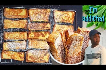Try this Easy Cinnamon French Toast Sticks Recipe {How to make Cinnamon French toast sticks at home}