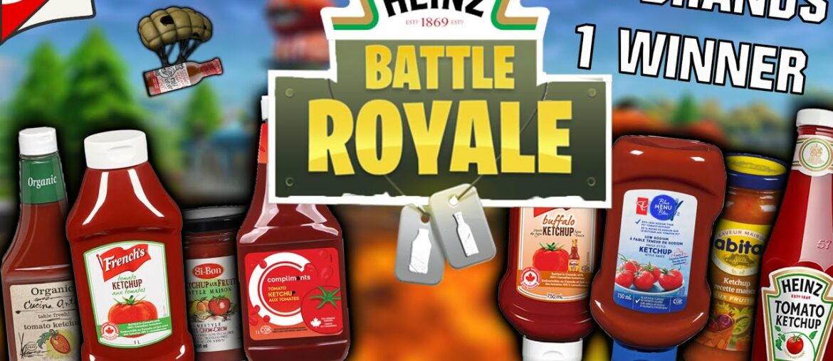 KETCHUP BATTLE ROYALE  / 11 BRANDS 1 WINNER / ULTIMATE TASTE TEST