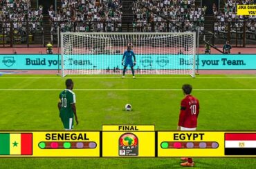 SENEGAL vs EGYPT - FINAL Africa Cup of Nations 2022 Penalty Shootout - PES 2021