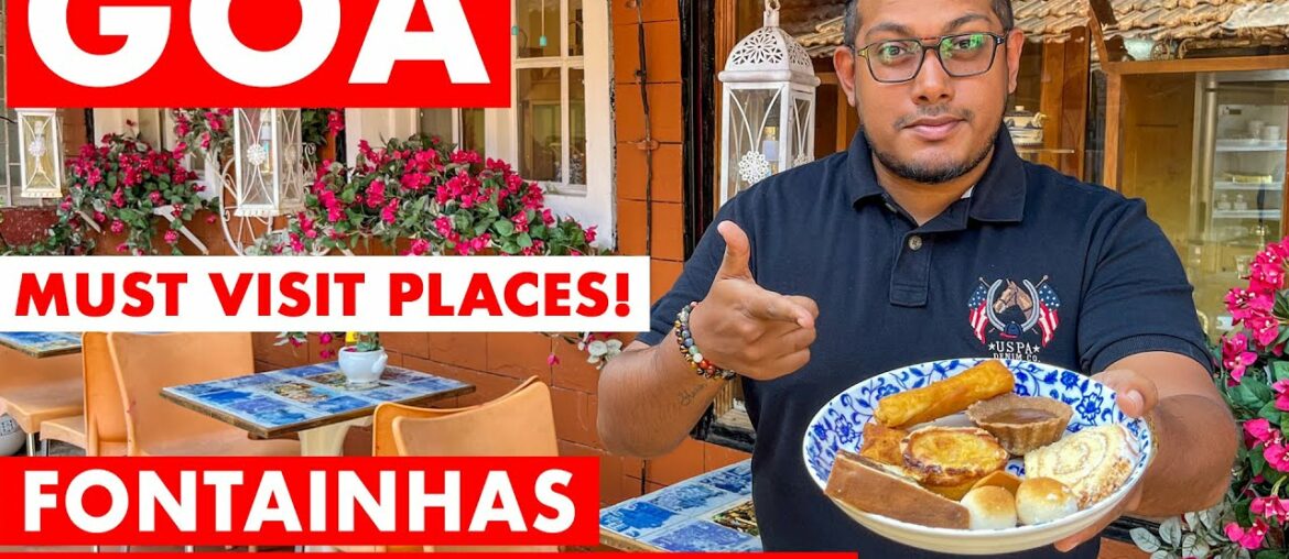 GOA | Fontainhas | Best Cafes, Bars & Restaurants, Beautiful Latin Quarter in Panjim | Goa Vlog |