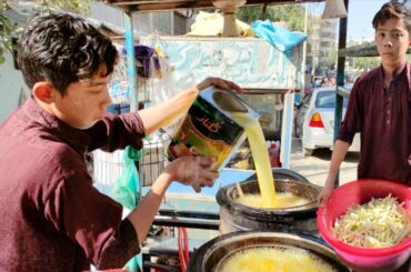 10 Years Old Kid Making Crispy FRENCH FRIES | Hardworking Afghani Kid | Crispy French Fries Recipe