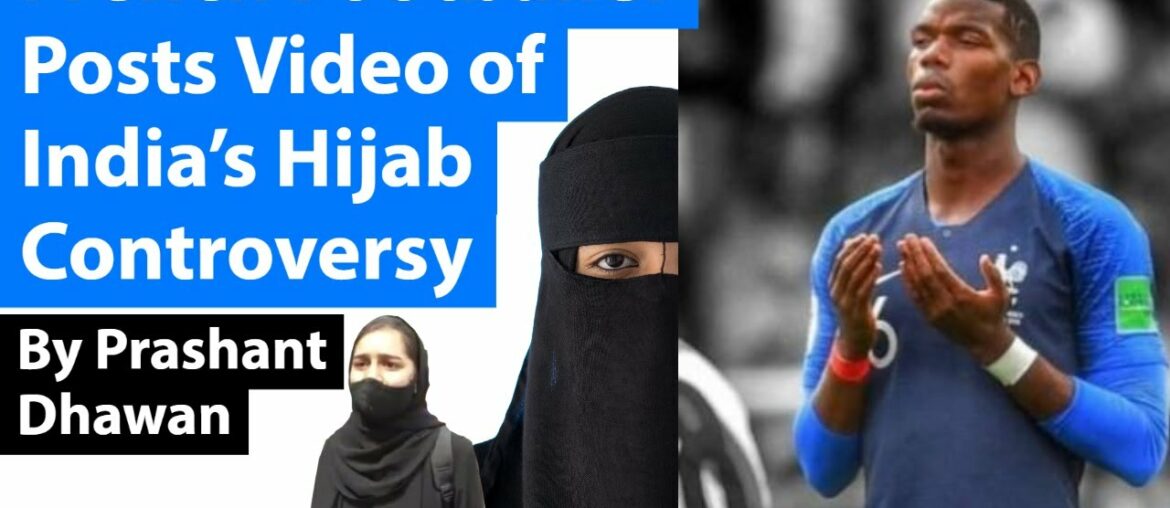 French Footballer Posts Video of India's Hijab Controversy #shorts
