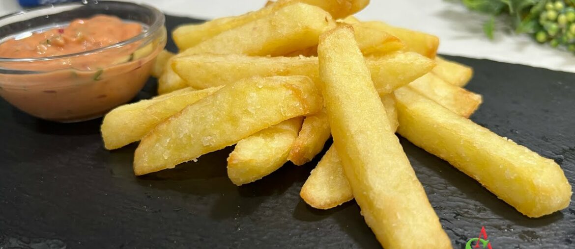 Restaurant Style French Fries, Crispy French Fries, Homemade French Fries with ASMR