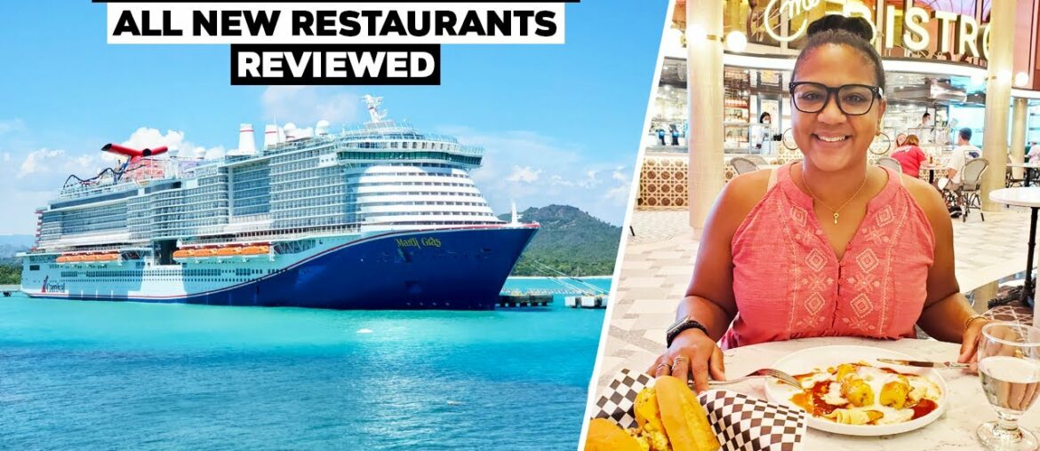 Carnival Mardi Gras Food & Dining Review | All New Restaurants With Menus