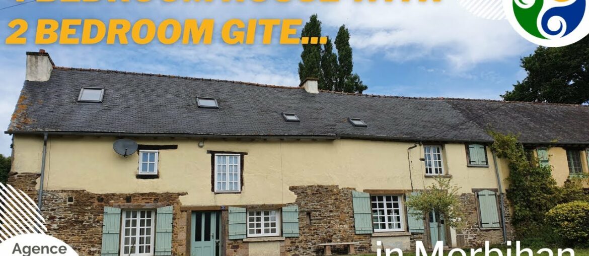 HOUSES FOR SALE IN FRANCE - Morbihan, Brittany, House and gite near an Arthurien forest