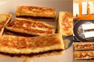 New Breakfast Recipe in 5 Minutes || Nutella French Toast