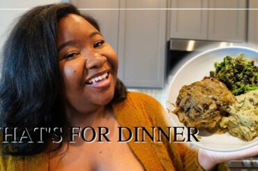 What's For Dinner | French Onion Chicken Thighs | Date Night Pinterest Meal | FROM HEAD TO CURVE