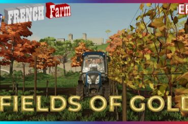 PRUNING OUR GOLDEN GRAPES FOR WINTER | My French Farm Ep. 7 | Farming Simulator 22