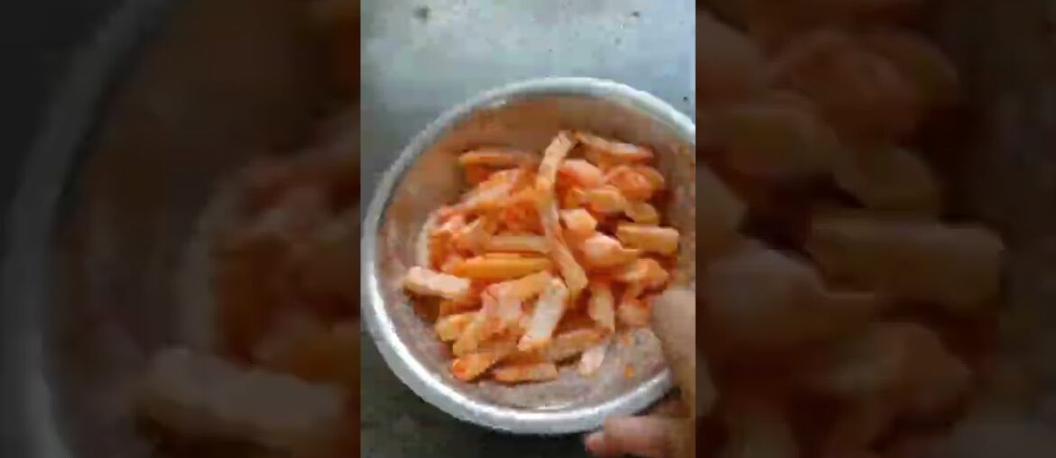 1 minut french fries recipe