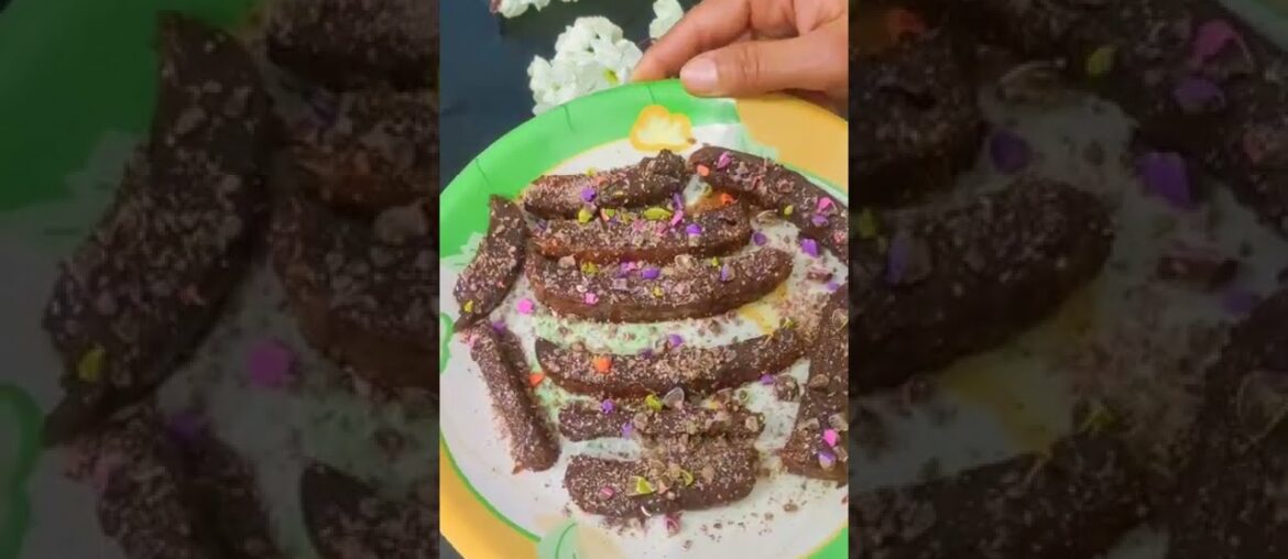 Chocolate Fries Without French Fries | Chocolate French Fries | Chocolate Fries Recipe | #shorts