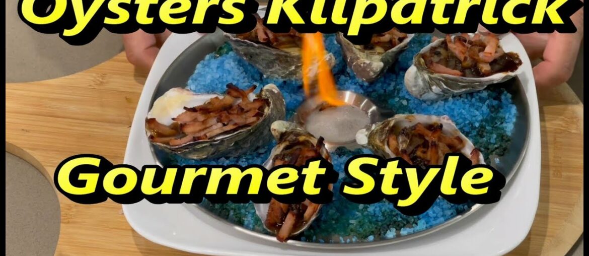 KILPATRICK OYSTERS RECIPE gourmet method with Bacon tomato ketchup and Worcestershire sauce broiled KILPATRICK OYSTERS RECIPE gourmet method with Bacon tomato ketchup and Worcestershire sauce broiled
