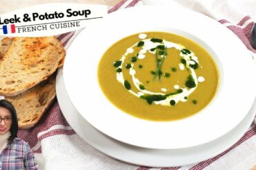 Leek and Potato Soup| French Soup Recipe | Picky eaters LOVE this soup | Cooking with Lilia