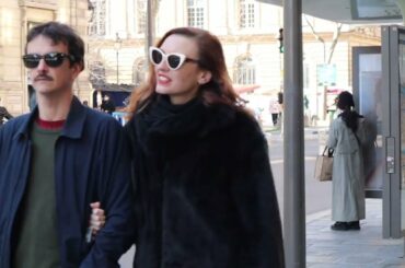 The art of French lifestyle, Valentine's Day 2022. Shopping at Paris' outdoor food markets in style.