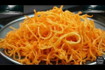 Crispy French Fries | Fried Potatoes and Cheese powder | Potato Snack Recipe By The Great Chef