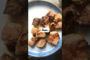 #shorts Beef Bourguignon - Slow cooked beef with wine! #short_video #youtubeshorts #cookingathome