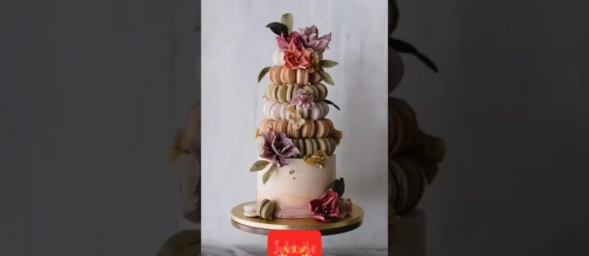 Wavey ombre french cake beautiful food