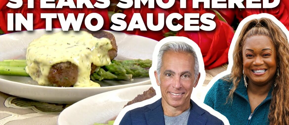 Steaks Smothered in Two Sauces | The Kitchen | Food Network