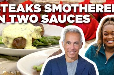 Steaks Smothered in Two Sauces | The Kitchen | Food Network