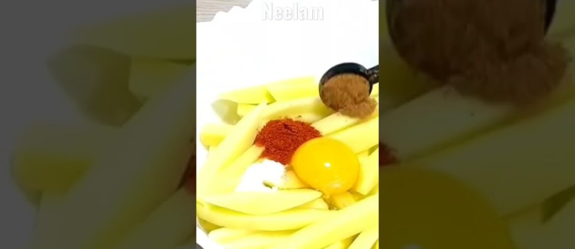 Egg French fries recipe by Cooking with Neelam#shortsvideo #shorts