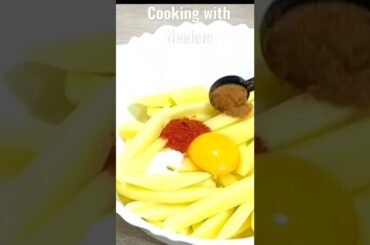 Egg French fries recipe by Cooking with Neelam#shortsvideo #shorts