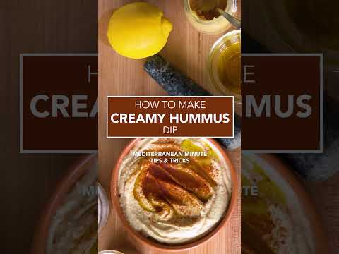 How to Make HUMMUS in a BLENDER. SUPER EASY & EXTRA FLUFFY! Another Mediterranean Minute #shorts How to Make HUMMUS in a BLENDER. SUPER EASY & EXTRA FLUFFY! Another Mediterranean Minute #shorts