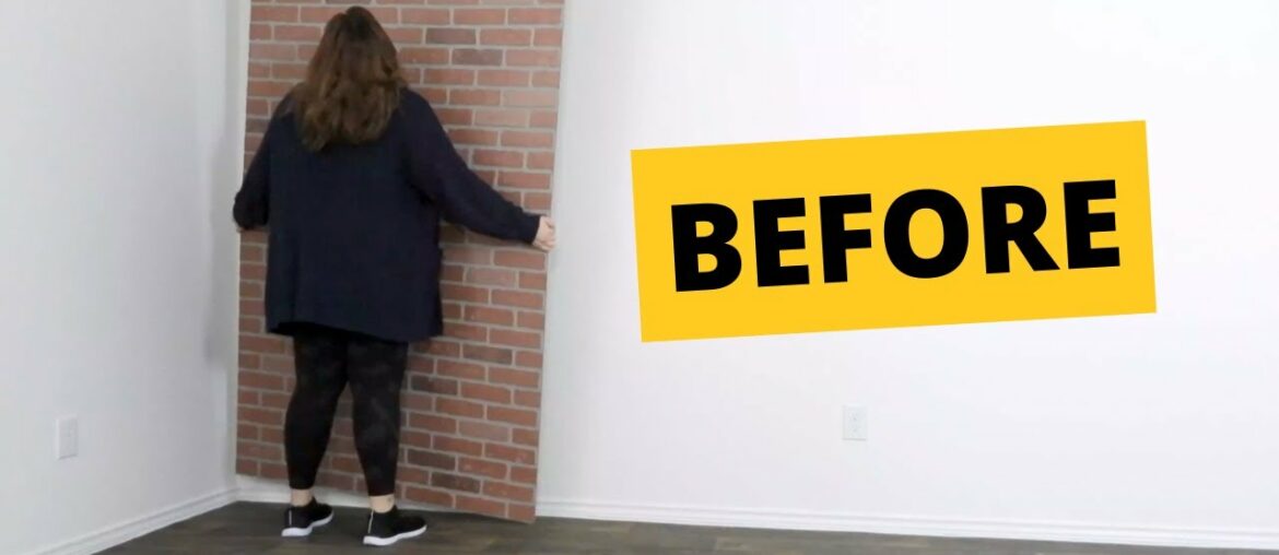 The brilliant way she uses $30 brick panels to transform her dining room! | 48-Hr Flip | Hometalk