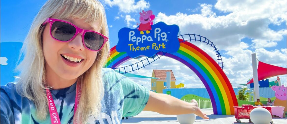 Peppa Pig Theme Park 2022 FULL TOUR! Florida’s NEWEST Theme Park! Rides, Food, Shows, Unique Details