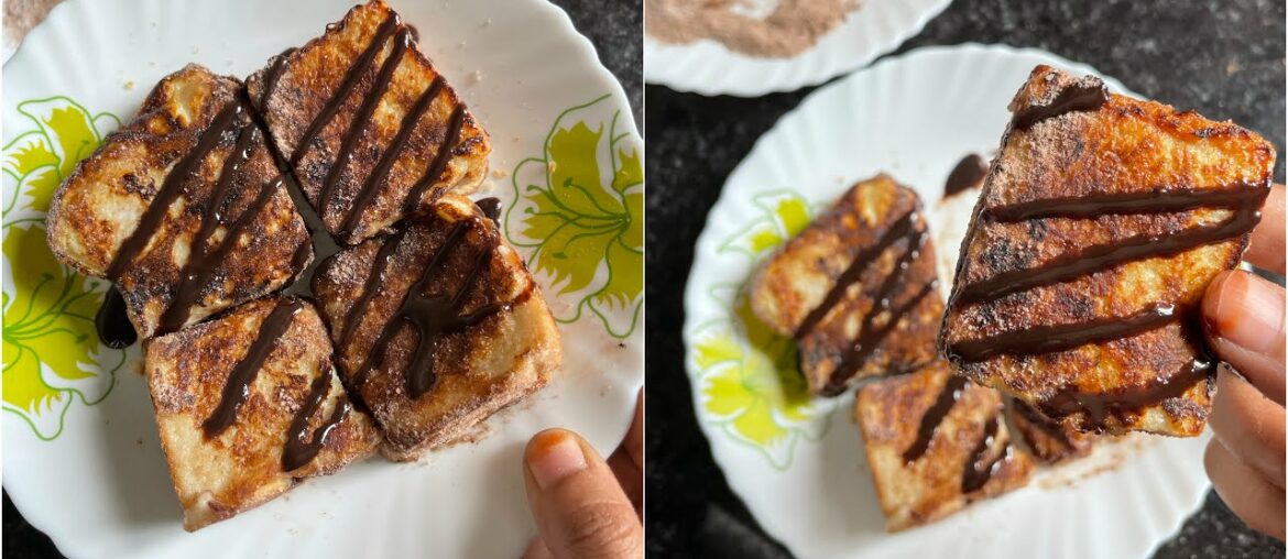 How to make simple french toast |Chocolate french toast recipe | Viral breakfast recipe |Adeeba Naaz