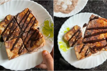 How to make simple french toast |Chocolate french toast recipe | Viral breakfast recipe |Adeeba Naaz