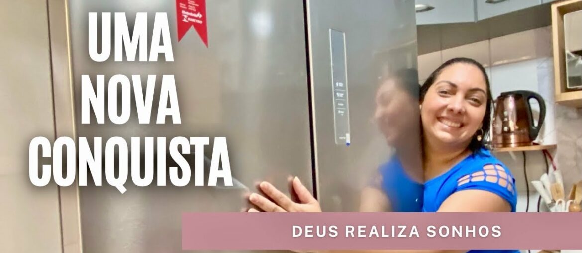 COMPRAMOS A GELADEIRA DOS NOSSO SONHOS - PHILCO FRENCH DORR INVERSE  482L