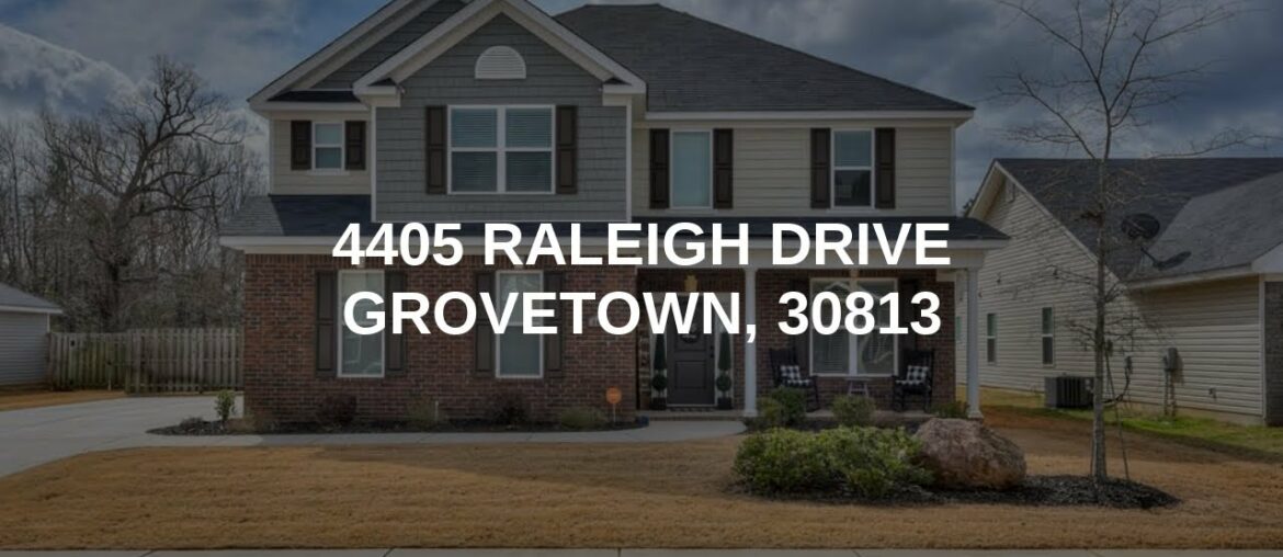 4405 Raleigh Drive | Grovetown Real Estate