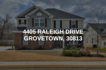 4405 Raleigh Drive | Grovetown Real Estate