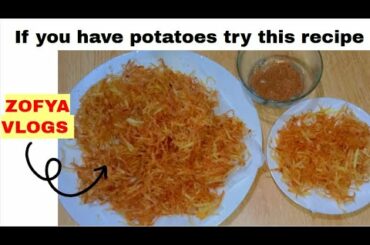 IF YOU HAVE POTATO TRY OUT THIS RECIPE || FRENCH FRIES WITH LESS INGREDIENTS