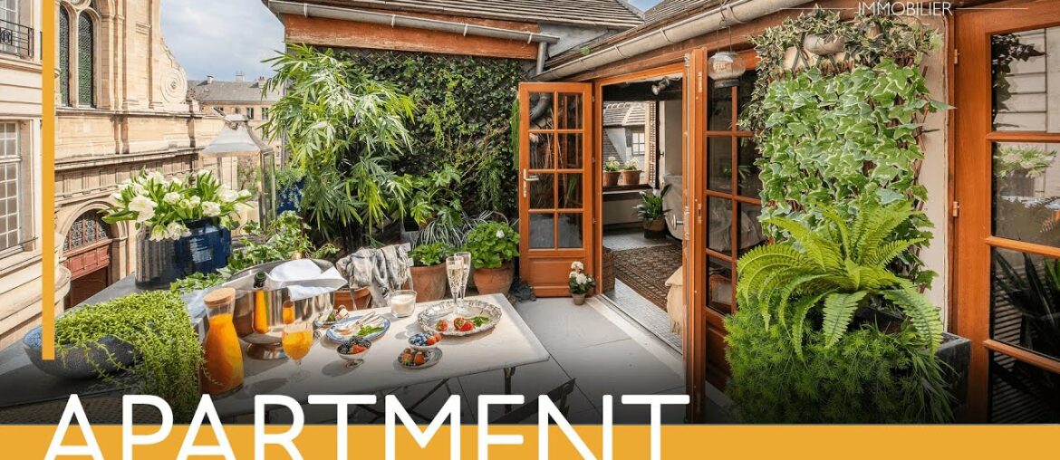 Prestigious duplex apartment at the heart of the Marais, Paris 4 with a cosy terrace – Ref. A08137 Prestigious duplex apartment at the heart of the Marais, Paris 4 with a cosy terrace - Ref. A08137