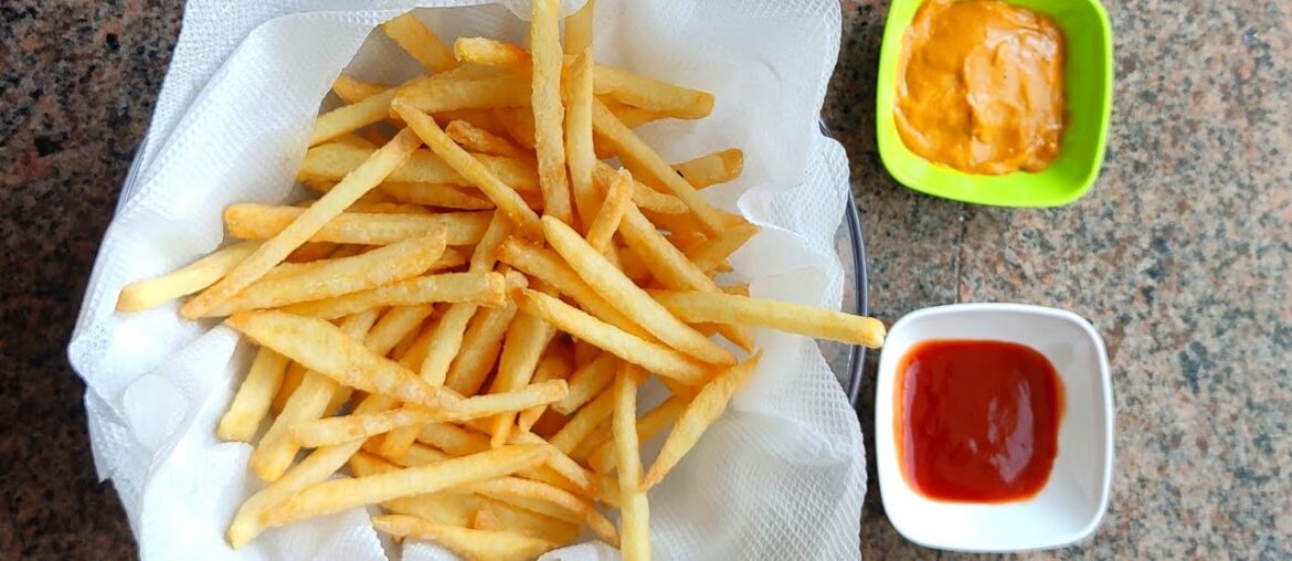 KFC Style French Fries Recipe/Tasty and Crispy Homemade French Fries/Crispy Potato Fries Recipe - KW