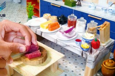 How To Cook Slow Cooker Beef Vegetable Stew / Easy Miniature Pan  Hearty Vegetable Beef Stew Recipe