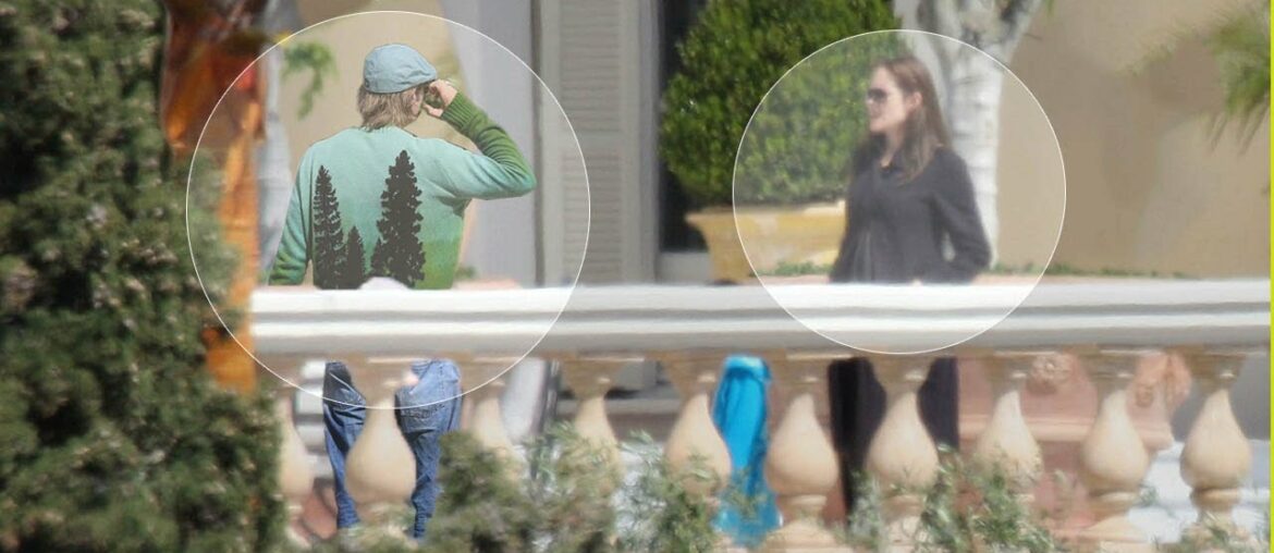 Brad Pitt and Angelina Jolie were spotted together at their French estate, Chateau Miraval.