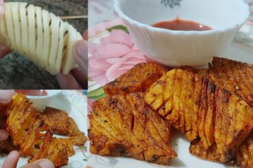 Easy Potato Twister Recipe /Crispy Potato French Fries In New Style At Home/By Delicious Dishes