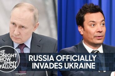 Russia Officially Invades Ukraine, Viagra Could Save Dogs | The Tonight Show Starring Jimmy Fallon