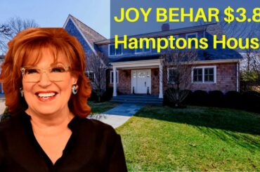 Inside ‘The View’ Host JOY BEHAR’S $3.8 Million Elegant Ex-House in East Hamptons New York: House