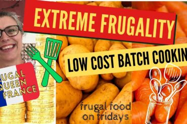 Extreme Frugality - Low Cost Batch Cooking - #frugalfood #lasagne #cottagepie #meals #crisis #frugal