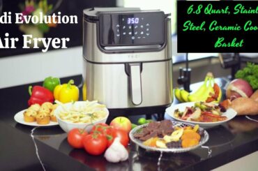 Air Fryer  Yedi Evolution , 6.8 Quart Ceramic Cooking Basket