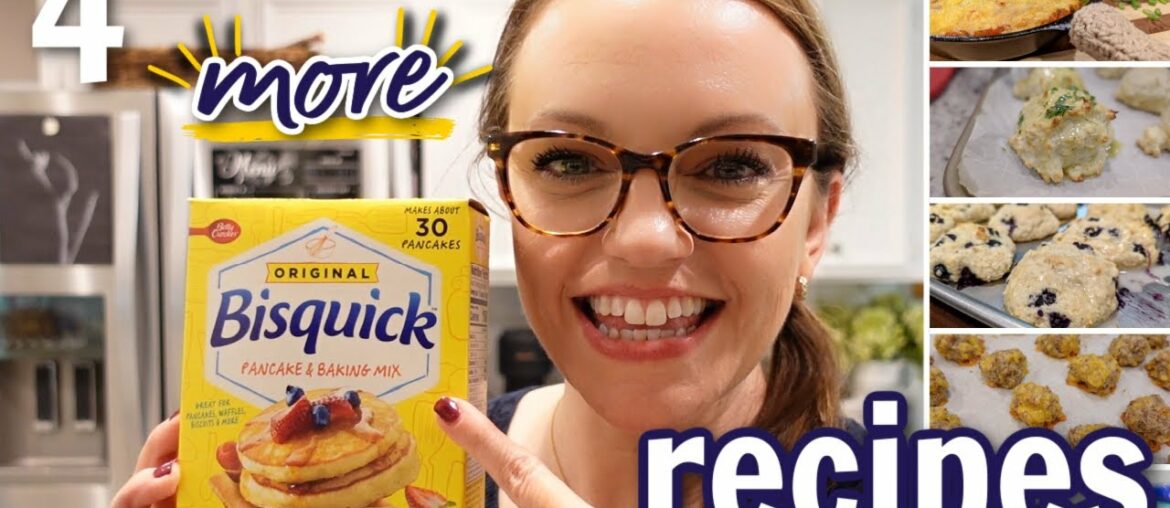 4 EASY BISQUICK RECIPES | WHAT TO MAKE WITH BISQUICK |