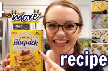 4 EASY BISQUICK RECIPES | WHAT TO MAKE WITH BISQUICK |