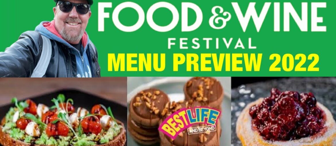Disneyland Resort Food & Wine Festival Menu PREVIEW + Booth Location in Disney California Adventure