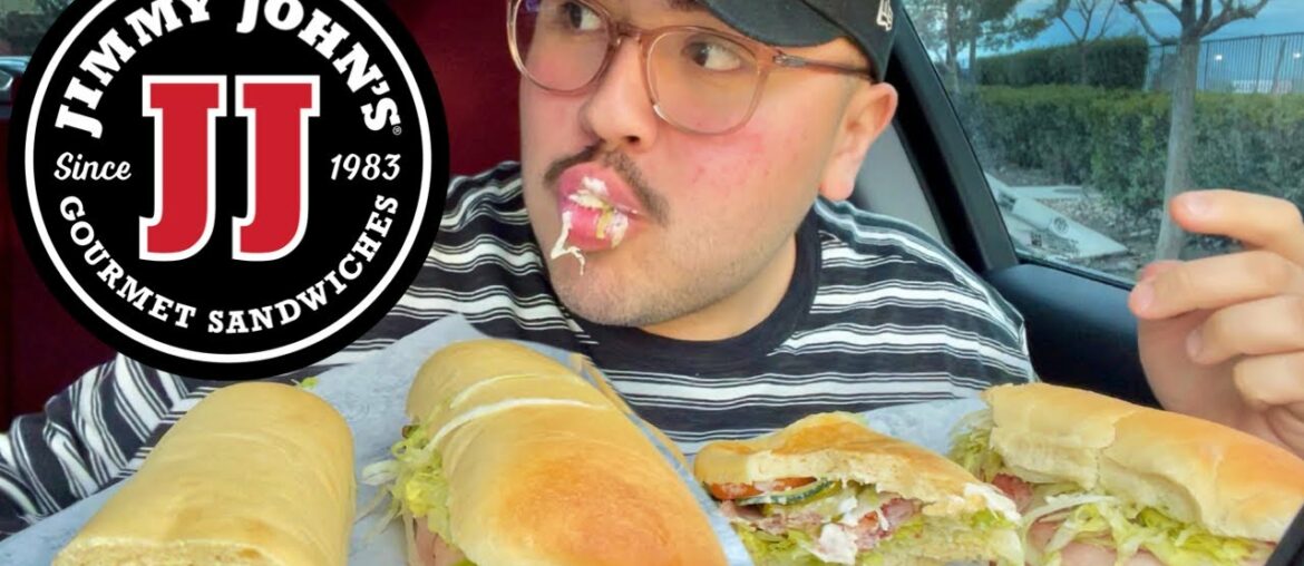 JIMMY JOHNS MUKBANG Trying For the First Time